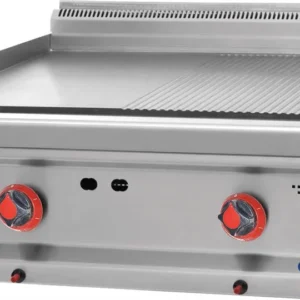 CSA Gazlı Pleyt Izgara Yarı Oluklu Yüzey Set Üstü 80x70x30 cm KRCS.IZYG.870