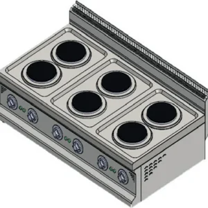 CSA Elektrikli 6 lı Ocak Set Üstü 120x70x30 cm  KRCS.SOE.1270