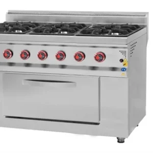 CSA 6 lı Gazlı Fırınlı Kuzine Ce Belgeli 120x70x85 cm KRCS.FOG.1270