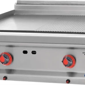 CSA Gazlı Pleyt Izgara Yarı Oluklu Yüzey Set Üstü 60x60x30 cm KRCS.IZYG.660